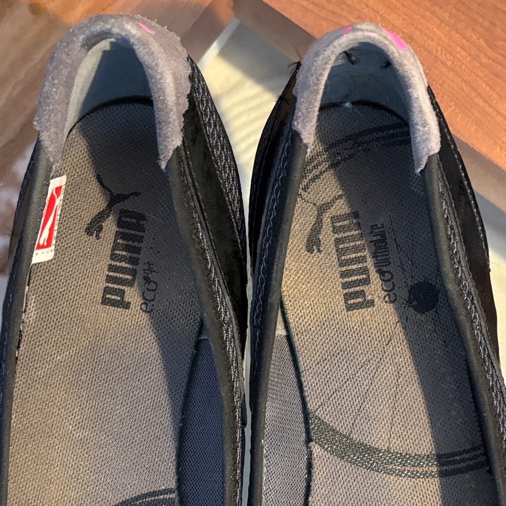 Puma Women's Black and Gray Loafers - Picture 3 of 10